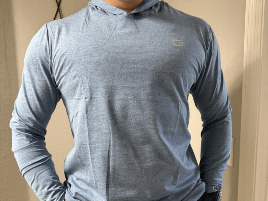 man in gray hoodie