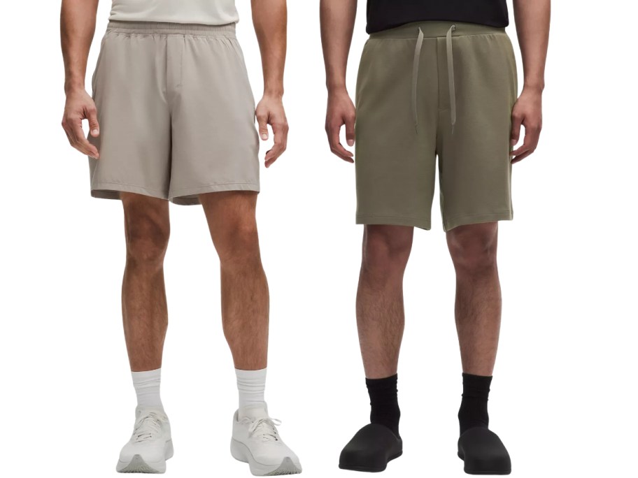 two mens wearing shorts