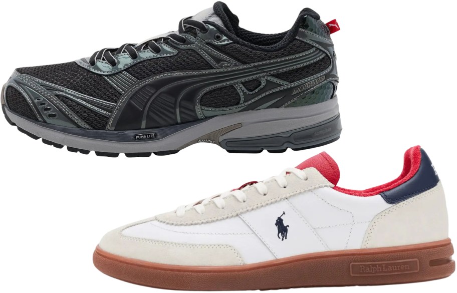 mens puma and polo sneakers
