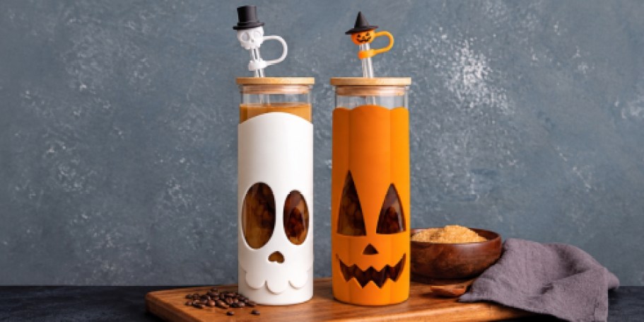 NEW Ototo Glass Halloween Tumblers w/ Straws Just $14.99 on Target (Reg. $25)