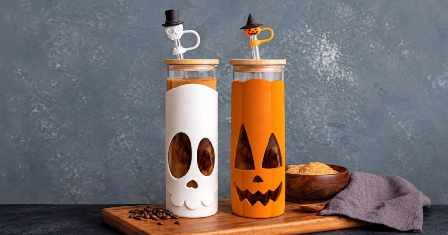 NEW Ototo Glass Halloween Tumblers w/ Straws Just $14.99 on Target (Reg. $25)