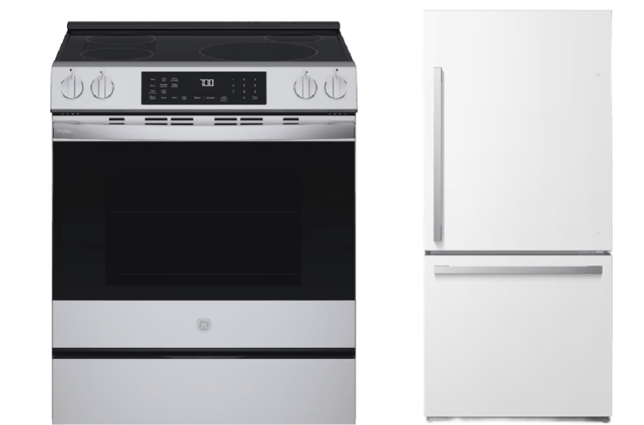 oven and fridge