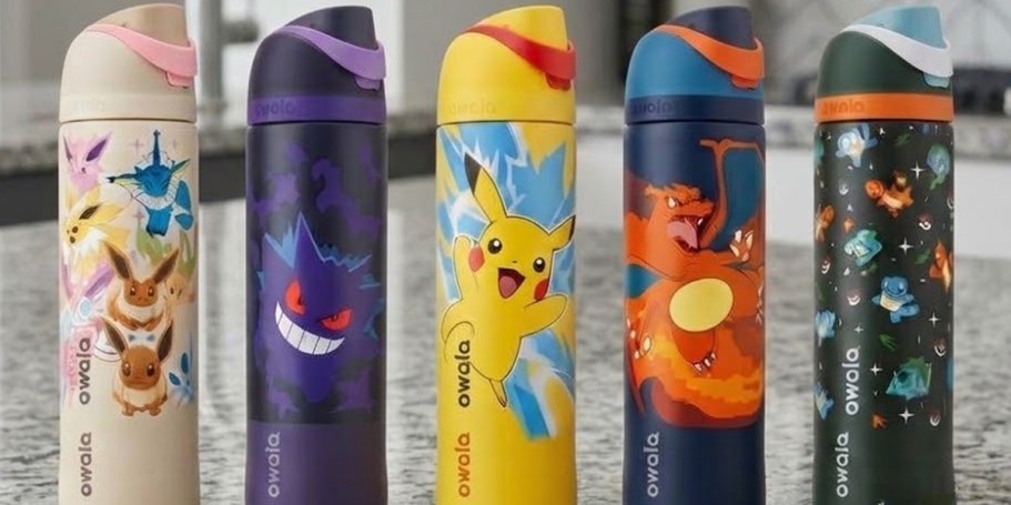 New Owala Pokemon Water Bottles Drop Tomorrow at Target