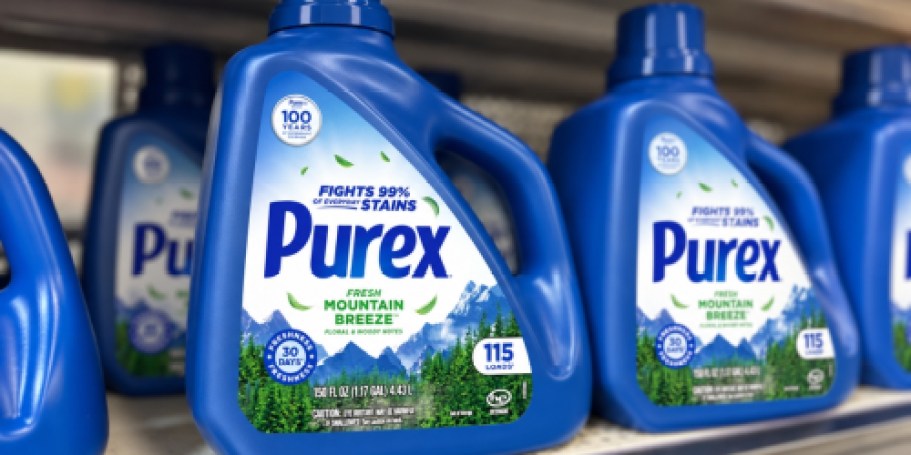 Huge Purex Laundry Detergent 150oz Bottle Only $4.49 After CVS Rewards
