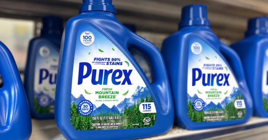 Huge Purex Laundry Detergent 150oz Bottle Only $4.49 After CVS Rewards