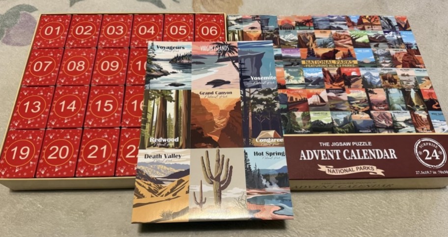 advent puzzle calendar for national parks