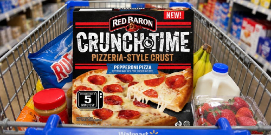 NEW Red Baron Crunchtime Frozen Pizza Just $3.67 After Walmart Cash