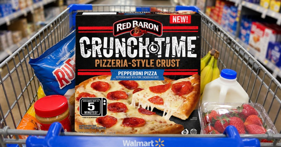 NEW Red Baron Crunchtime Frozen Pizza Just $3.67 After Walmart Cash