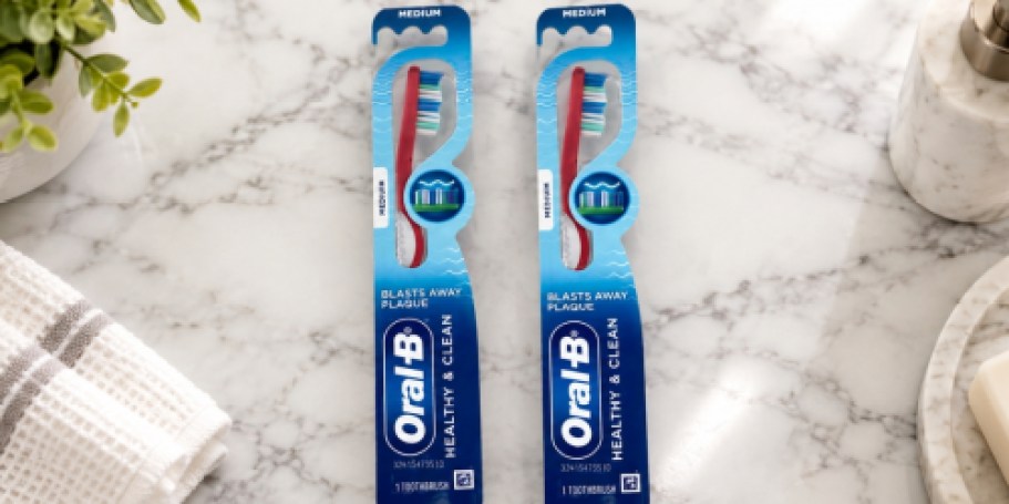 TWO Better Than FREE Oral-B Toothbrushes After Walmart Cash