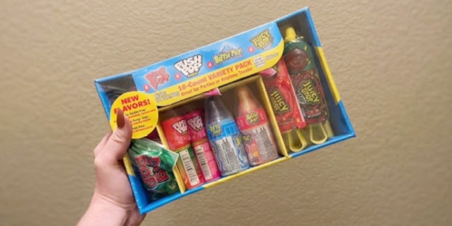 Ring Pop, Push Pop & More 18-Count Party Pack Only $13.57 Shipped on Amazon
