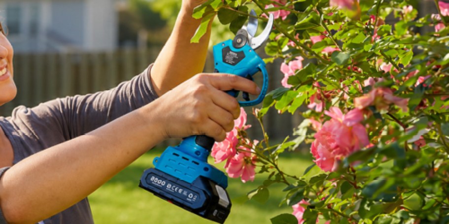 Electric Pruning Shears Only $39 Shipped on Amazon (Reg. $60)