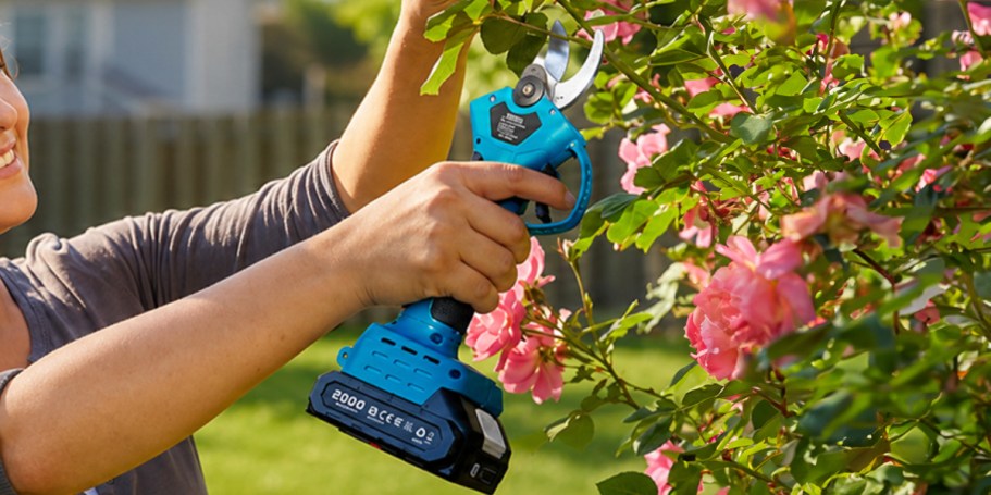 Electric Pruning Shears Only $39 Shipped on Amazon (Reg. $60)