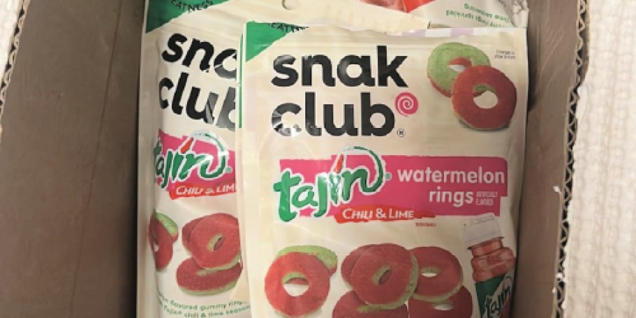 Snak Club Tajin Watermelon Rings 6-Pack Only $12 Shipped on Amazon
