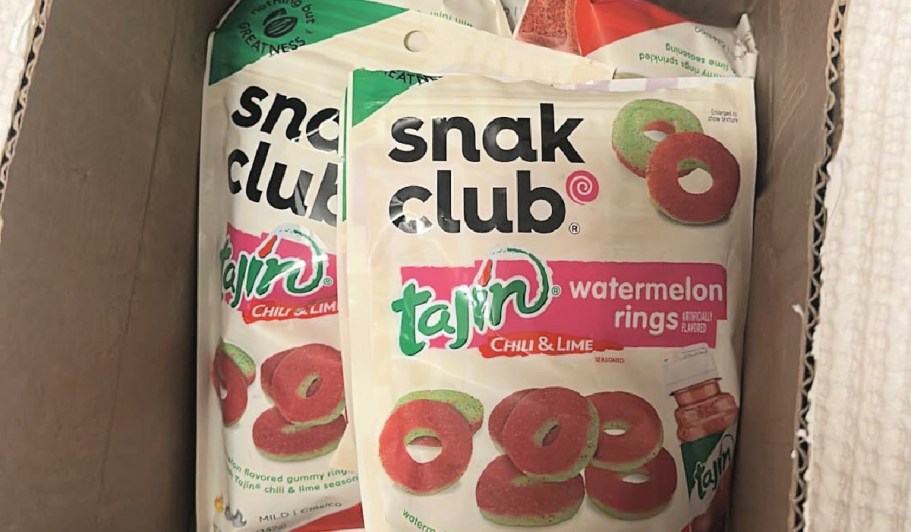 Snak Club Tajin Watermelon Rings 6-Pack Only $12 Shipped on Amazon