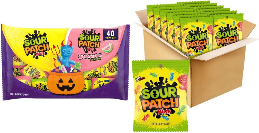 packages of sour patch kids