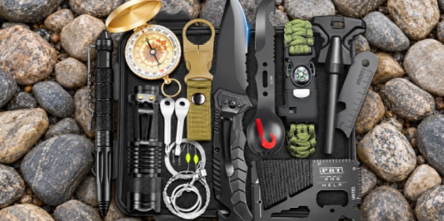 19-in-1 Survival Kit Only $17.99 on Amazon (Reg. $30)