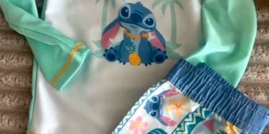 Walmart Kids Character Rash Guard AND Swim Trunk Sets From $4 (Regularly $20)
