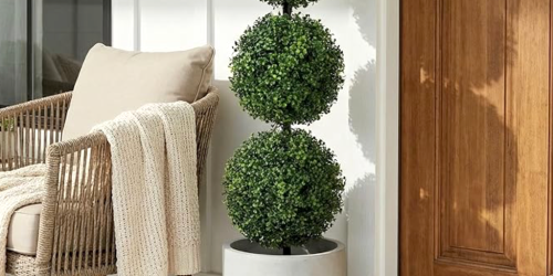 Nearly Natural Artificial Topiary Just $32.99 Shipped for Prime Members (Reg. $77)
