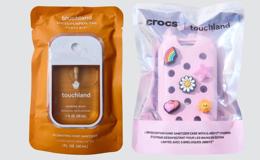 touchland fall scent and crocs case