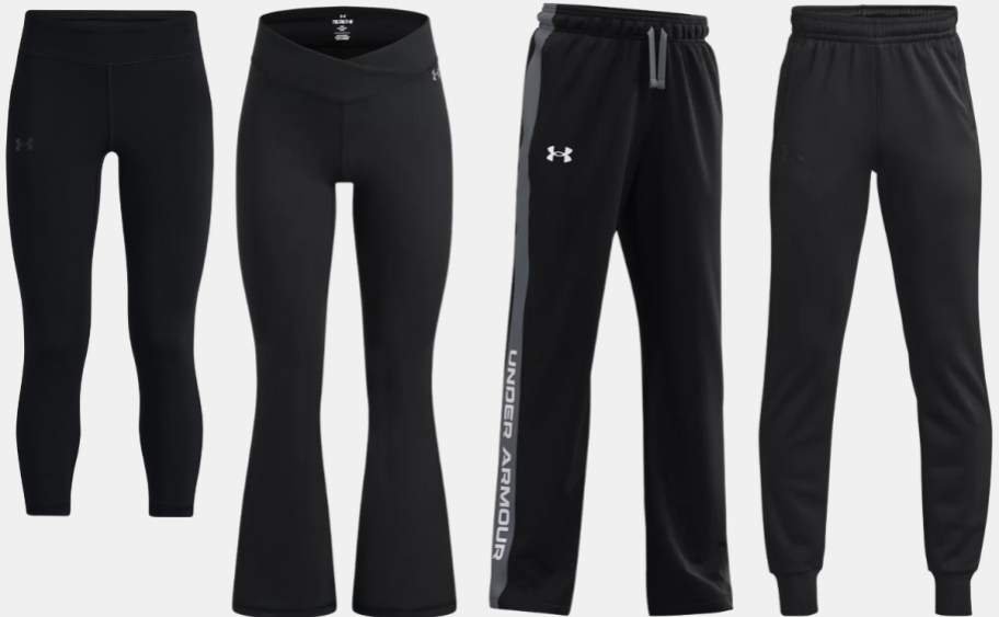 girls leggings and boys joggers and fleece