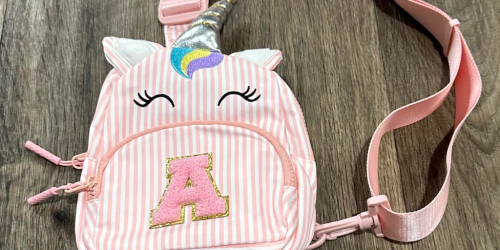Girls Unicorn Initial Sling Bag Only $7.97 on Amazon (Reg. $15)