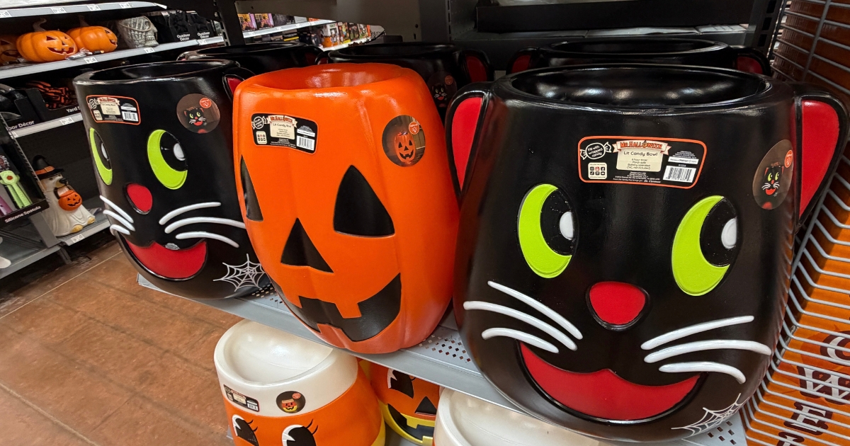 Walmart’s Viral Halloween Candy Bowl Blow Molds Are Back & Just $29.97
