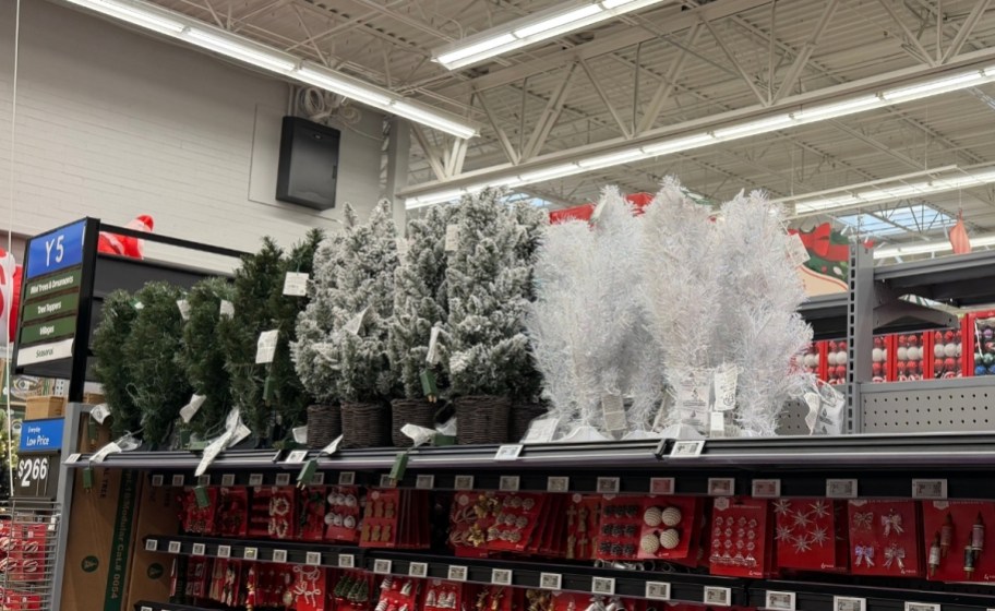 mini artificial christmas trees