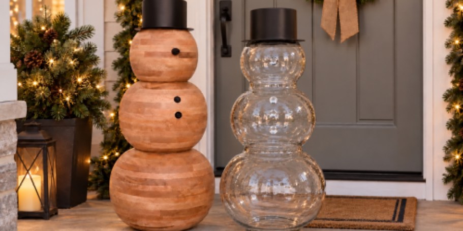 Walmart Just Dropped These GIANT Snowmen for Christmas (Look Designer!)