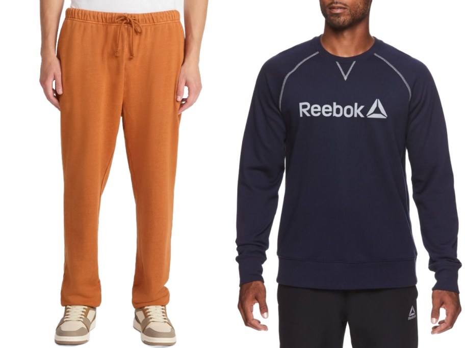 stock images of two men wearing walmart clothing