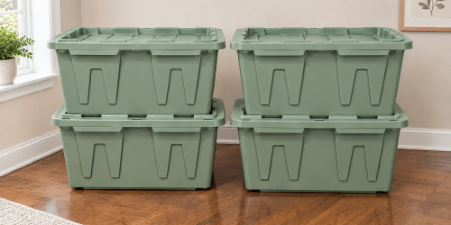 Need More Storage? Get This 27-Gallon Tote 4-Pack for Just $32 on Walmart.com