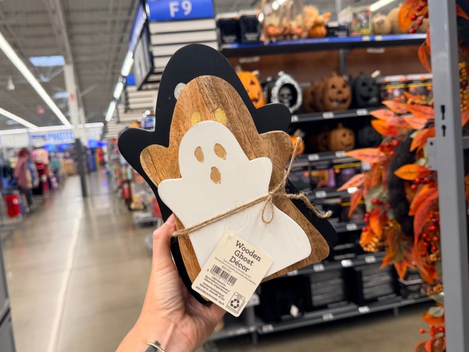 Adorable Wooden Ghost Decor Set Just $19.97 at Walmart