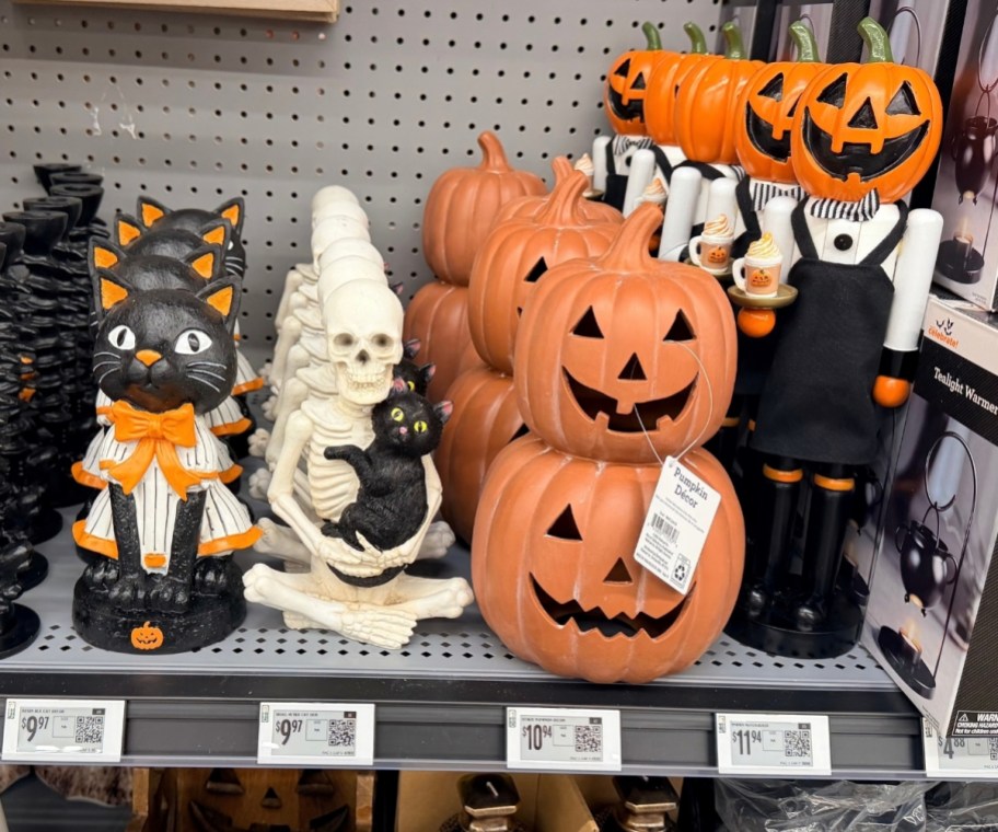 way to celebrate halloween decor on a store shelf