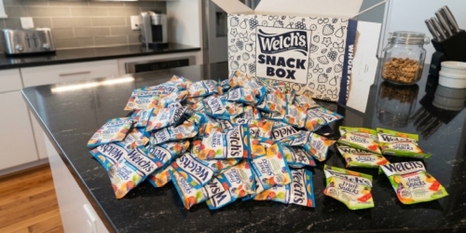 Welch’s Fruit Snacks 120-Count Snack Box Just $18 on Amazon (Reg. $32)