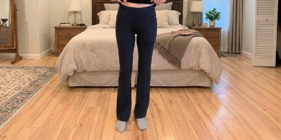 High-Waisted Flare Leggings ONLY $4.99 on Amazon