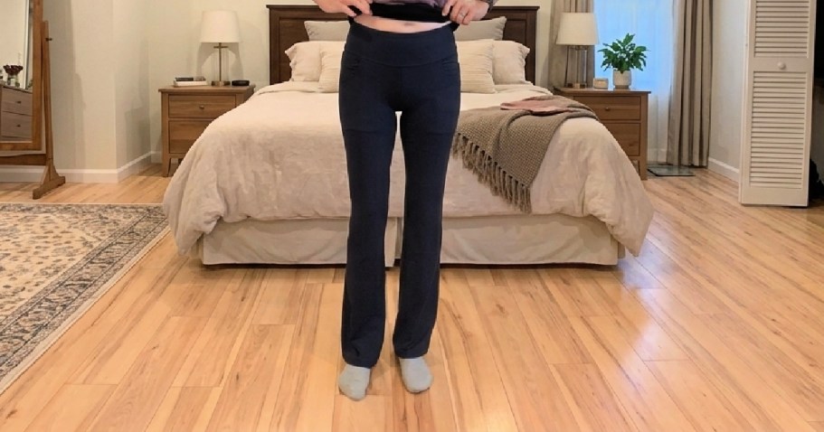 High-Waisted Flare Leggings ONLY $4.99 on Amazon