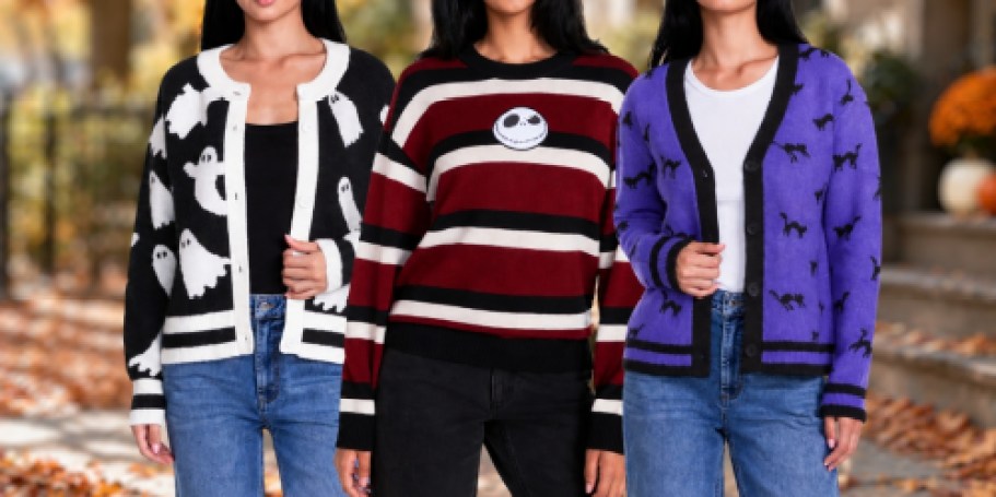 Women’s Halloween Sweaters & Cardigans from $10.98 on Walmart.com
