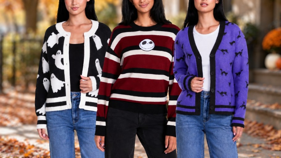 Women’s Halloween Sweaters & Cardigans from $10.98 on Walmart.com