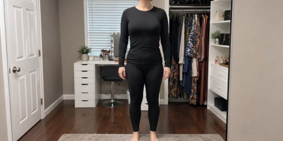 Women’s Thermal Underwear Set Only $6.74 on Amazon (Reg. $15)