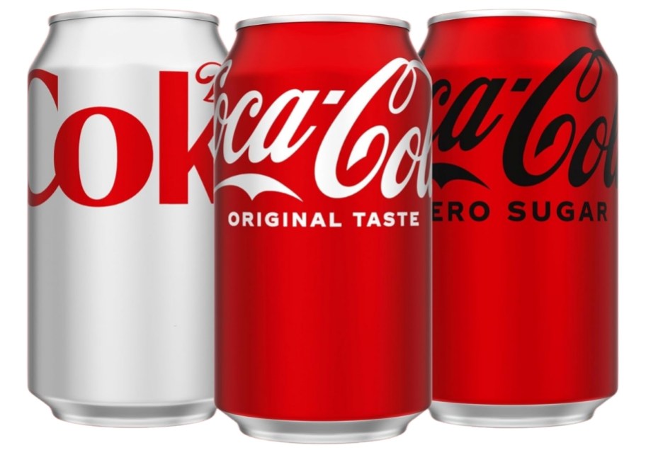 3 12oz soda cans