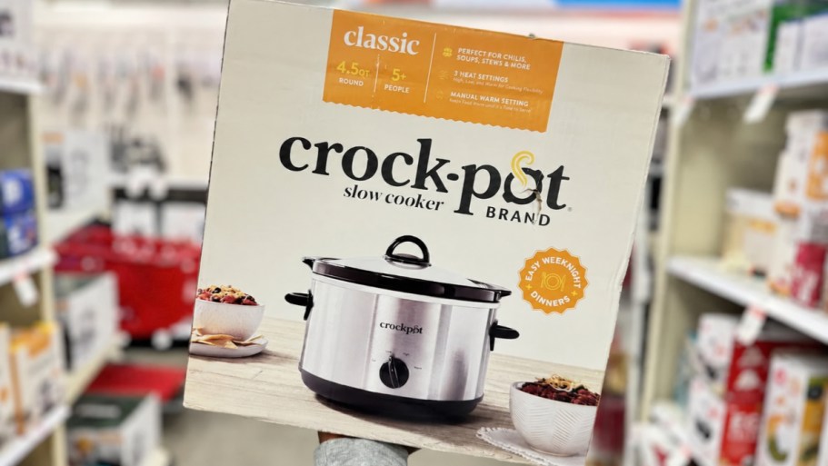 Kroger’s 13 Days of Scary Savings | $10 Off Crock-Pot or Mr. Coffee = 4.5-Quart Slow Cooker Just $14.99!