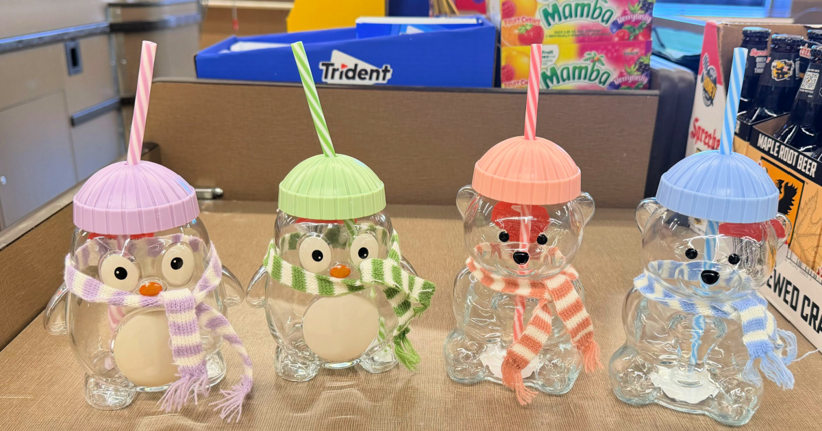 Run to ALDI! $4.99 Holiday Glass Sippers Now Available