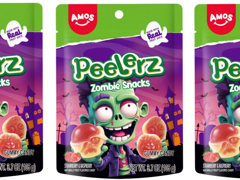 AMOS Peelerz Zombie Gummy Snacks 3.7oz