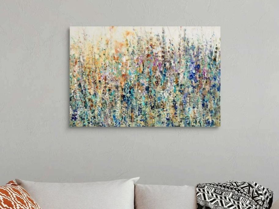 Alcott Hill Thicket Wildflowers by Timothy O'Toole Painting Print on Canvas Wall Art