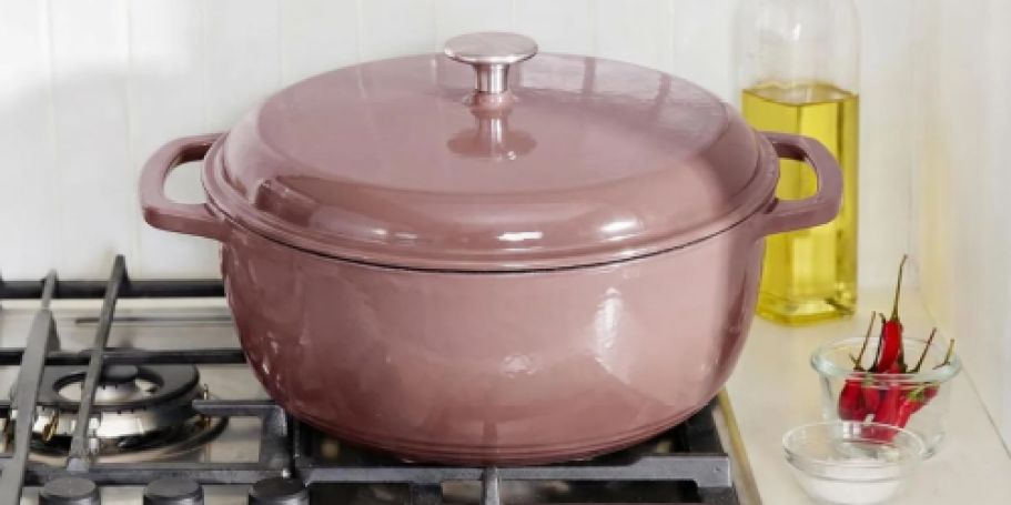 Amazon Basics Dutch Oven Only $30 Shipped (Reg. $60)