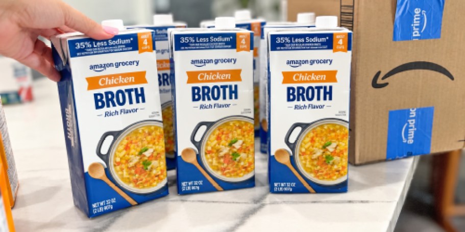 Amazon Grocery 32oz Broth Just 95¢ Shipped