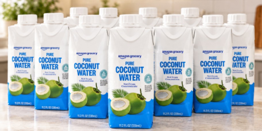 Amazon Grocery Coconut Water 24-Pack Only $17.96 Shipped (Reg. $33)