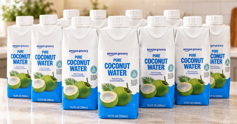 Amazon Grocery Coconut Water 24-Pack Only $17.96 Shipped (Reg. $33)