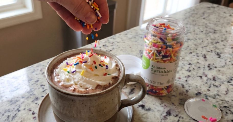 Amazon Grocery Rainbow Sprinkles Only 94¢ Shipped
