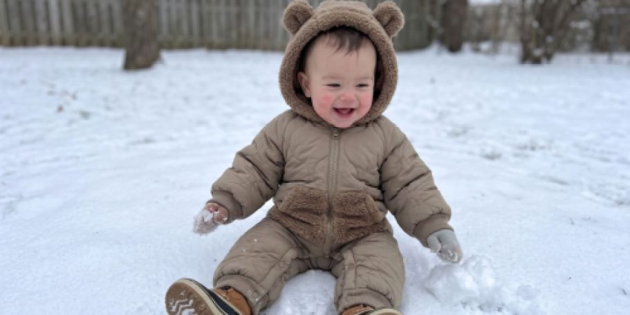 Baby Snowsuits Just $9.98 on Amazon (Reg. $36)