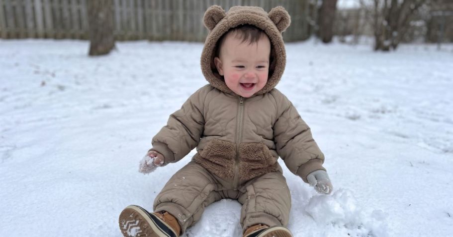Baby Snowsuits Just $9.98 on Amazon (Reg. $36)